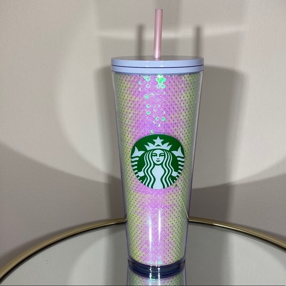 Starbucks Other - Starbucks 2020 Holiday White Pink Sequin